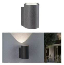 Applique d'extérieur LED Concrea IP65 110x170mm 3000K 6,8W 300lm 230V Grès noir Béton