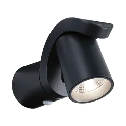Applique d'extérieur LED Cuff Détecteur de mouvement crépusculaire (IR) IP44 76x217mm 3000K 10W 700lm 230V 70 Anthracite Aluminium