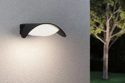 Applique d'extérieur LED Mesana IP44 240x165mm 3000K 12W 800lm 230V Anthracite Aluminium