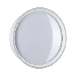 Applique d'extérieur LED Platomo résistant à l'eau de mer IP44 rond 180mm 3000K 14,5W 1200lm 230V Blanc Matière plastique