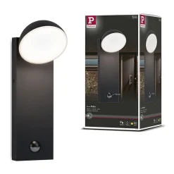 Applique d'extérieur LED Puka résistant à l'eau de mer IP44 rond 110x315mm 3000K 8,5W 460lm 230V Anthracite Aluminium