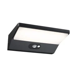 Applique d'extérieur LED Ronea Détecteur de mouvement crépusculaire (IR) IP44 180x150mm 3000K 7,4W 400lm 230V Gris foncé Aluminium