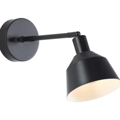 Applique d'intérieur JOSE métal - noir mat - E14 28W - ampoule non incluse
