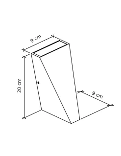 Applique double faisceau LED IP54 - Helsinki