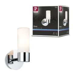 Applique Eleon IP44 G9 230V max. 33W gradable Chrome Satiné