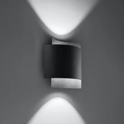 Applique en acier 1 ampoule 4000K - 22x11x23cm Sollux