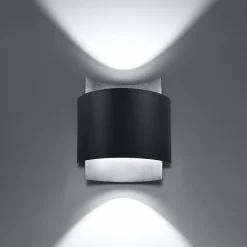 Applique en acier 1 ampoule 4000K - 22x11x23cm Sollux