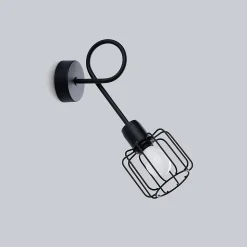 Applique en acier 1 ampoule 4000K - 15x28x30cm Sollux