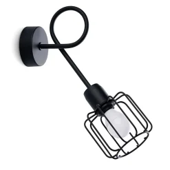 Applique en acier 1 ampoule 4000K - 15x28x30cm Sollux