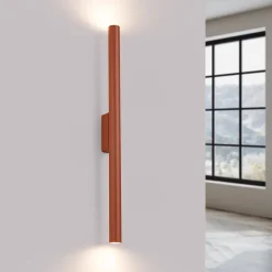 Applique en acier 2 ampoules 4000K - 2.5x5x50cm Sollux