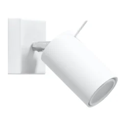 Applique en acier 1 ampoule 4000K - 8x16x8cm Sollux