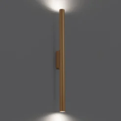 Applique en acier 2 ampoules 4000K - 2.5x5x50cm Sollux