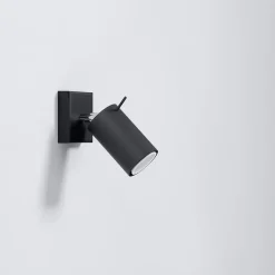 Applique en acier 1 ampoule 4000K - 8x8x16cm Sollux