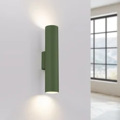 Applique en acier 2 ampoules 3000K - 6x8x30cm Sollux