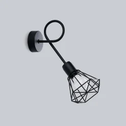 Applique en acier 1 ampoule 3000K - 15x28x30cm Sollux