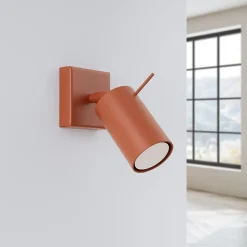 Applique en acier 1 ampoule 3000K - 8x16x8cm Sollux