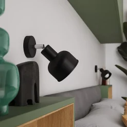 Applique en acier 1 ampoule 4000K - 19x11x17cm Sollux