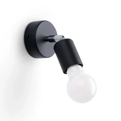 Applique en acier 1 ampoule 3000K - 8x8x14cm Sollux