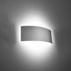 Applique en acier 2 ampoules 3000K - 34x8x14cm Sollux