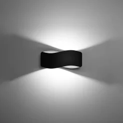 Applique en acier 1 ampoule 3000K - 30x11x13cm Sollux