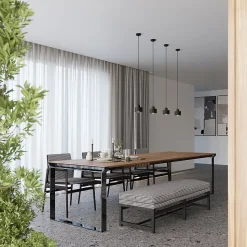 Applique en acier 1 ampoule 4000K - 22x20x20cm Sollux