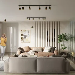 Applique en acier 1 ampoule 4000K - 8x17.5x16cm Sollux