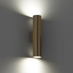 Applique en acier 2 ampoules 4000K - 6x8x30cm Sollux