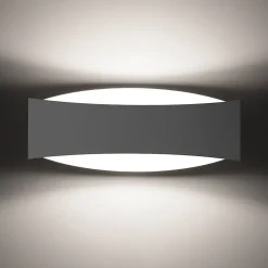 Applique en acier 1 ampoule 4000K - 12x30x12cm Sollux