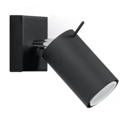 Applique en acier 1 ampoule 4000K - 8x16x8cm Sollux