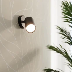 Applique en acier 1 ampoule 3000K - 8x8x18.5cm Sollux