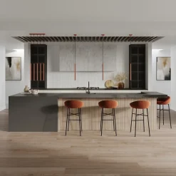 Applique en acier 2 ampoules 3000K - 2.5x5x50cm Sollux