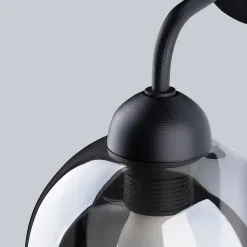 Applique en acier 1 ampoule 3000K - 15x15x26cm Sollux