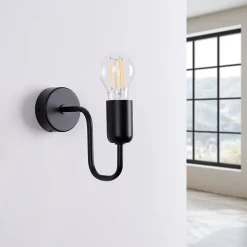 Applique en acier 1 ampoule 4000K - 8.5x15.5x20cm Sollux