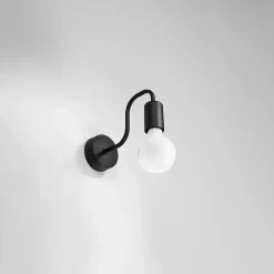 Applique en acier 1 ampoule 4000K - 8.5x15.5x20cm Sollux