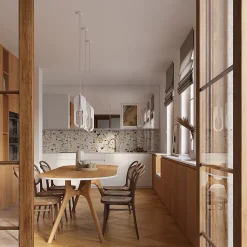 Applique en acier 3 lampes 43x43x130cm Sollux