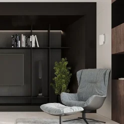 Applique en acier 1 lampes 21x8.5x23cm Sollux