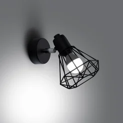 Applique en acier 1 lampes 18x15x18cm Sollux