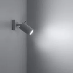 Applique en acier 1 lampes 8x8x16cm Sollux