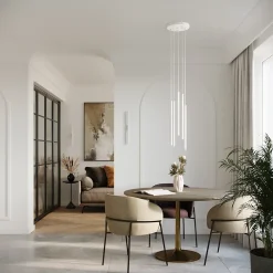 Applique en acier 2 lampes 2.5x5x50cm Sollux