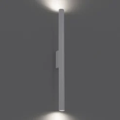 Applique en acier 2 lampes 2.5x5x50cm Sollux