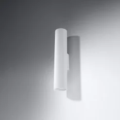 Applique en acier 2 lampes 6x8x30cm Sollux