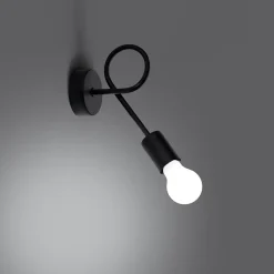 Applique en acier 1 lampes 23x8x19cm Sollux