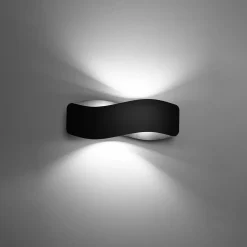 Applique en acier 2 lampes 40x12x15cm Sollux