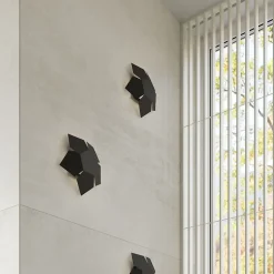 Applique en acier 2 lampes 30x30x8cm Sollux