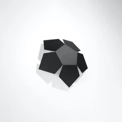 Applique en acier 2 lampes 30x30x8cm Sollux