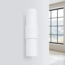 Applique en acier 2 lampes 10x12x37cm Sollux