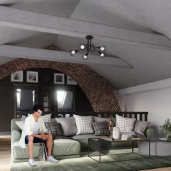 Applique en acier 1 lampes 15x28x30cm Sollux