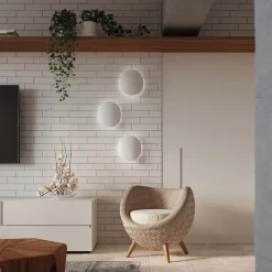 Applique en acier 2 lampes 25x8x29cm Sollux