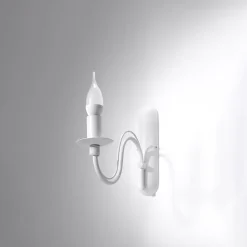 Applique en acier 1 lampes 6x25x25cm Sollux