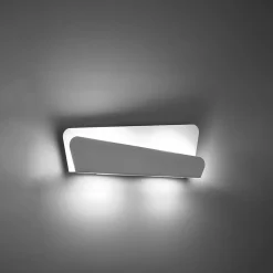 Applique en acier 2 lampes 40x6x15cm Sollux